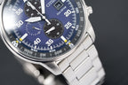 Citizen Men's Watch Eco-Drive Aviator Chronograph Blue