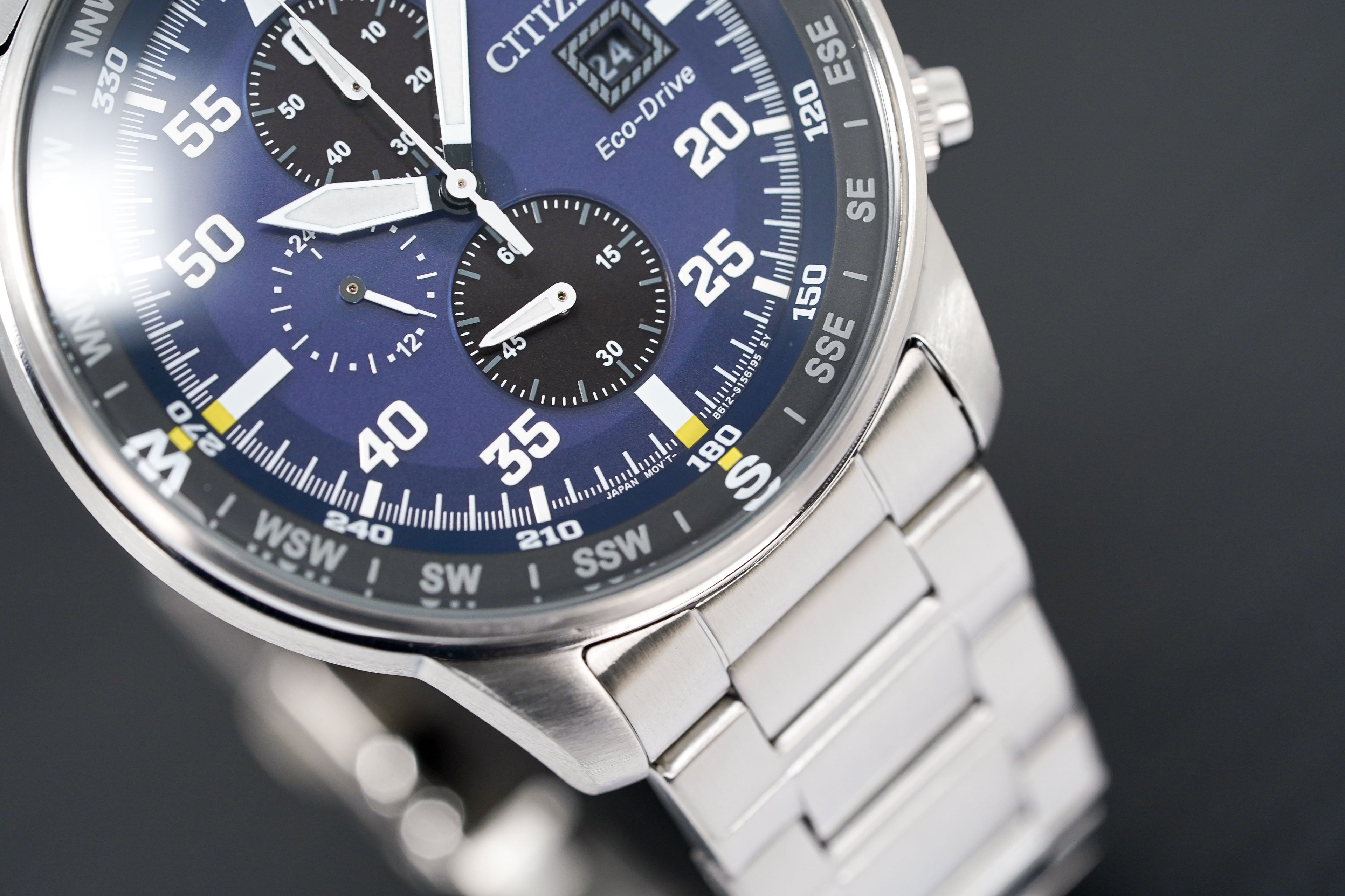 Citizen Men's Watch Eco-Drive Aviator Chronograph Blue