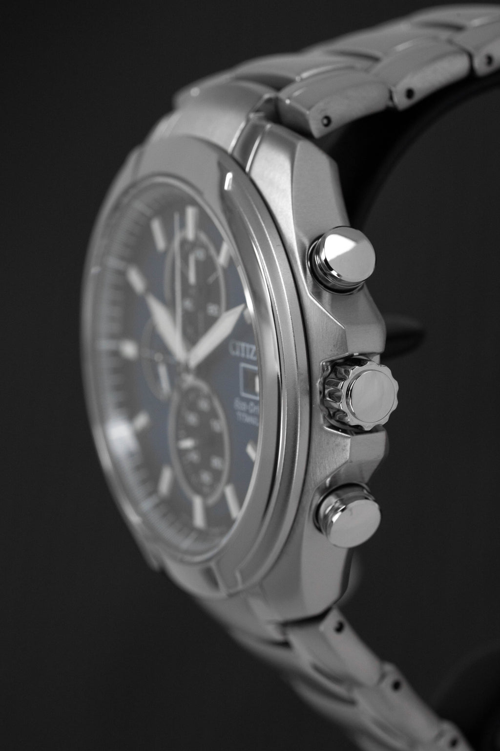 Citizen Men's Watch Eco-Drive Titanium Blue