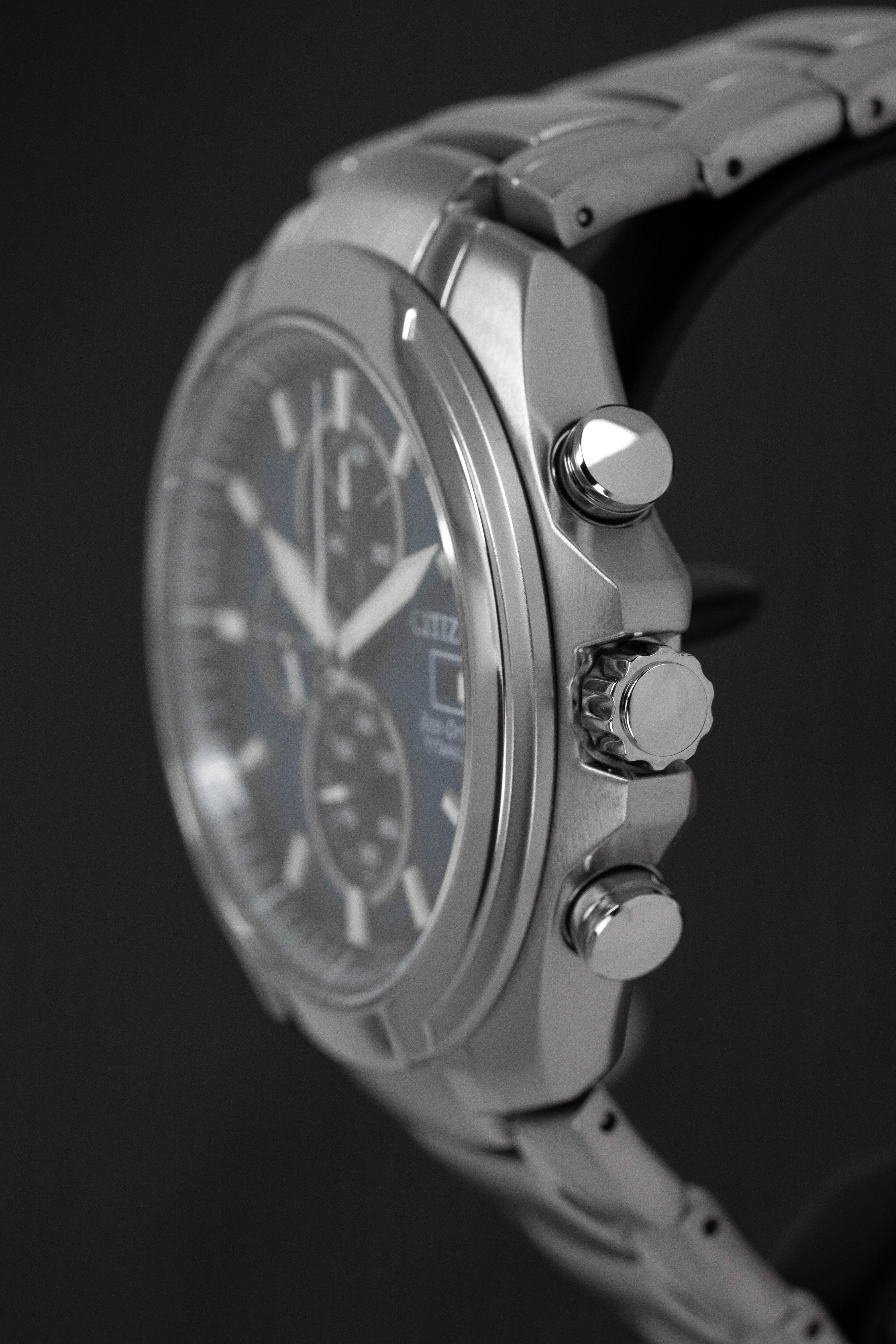 Citizen Men's Watch Eco-Drive Titanium Blue