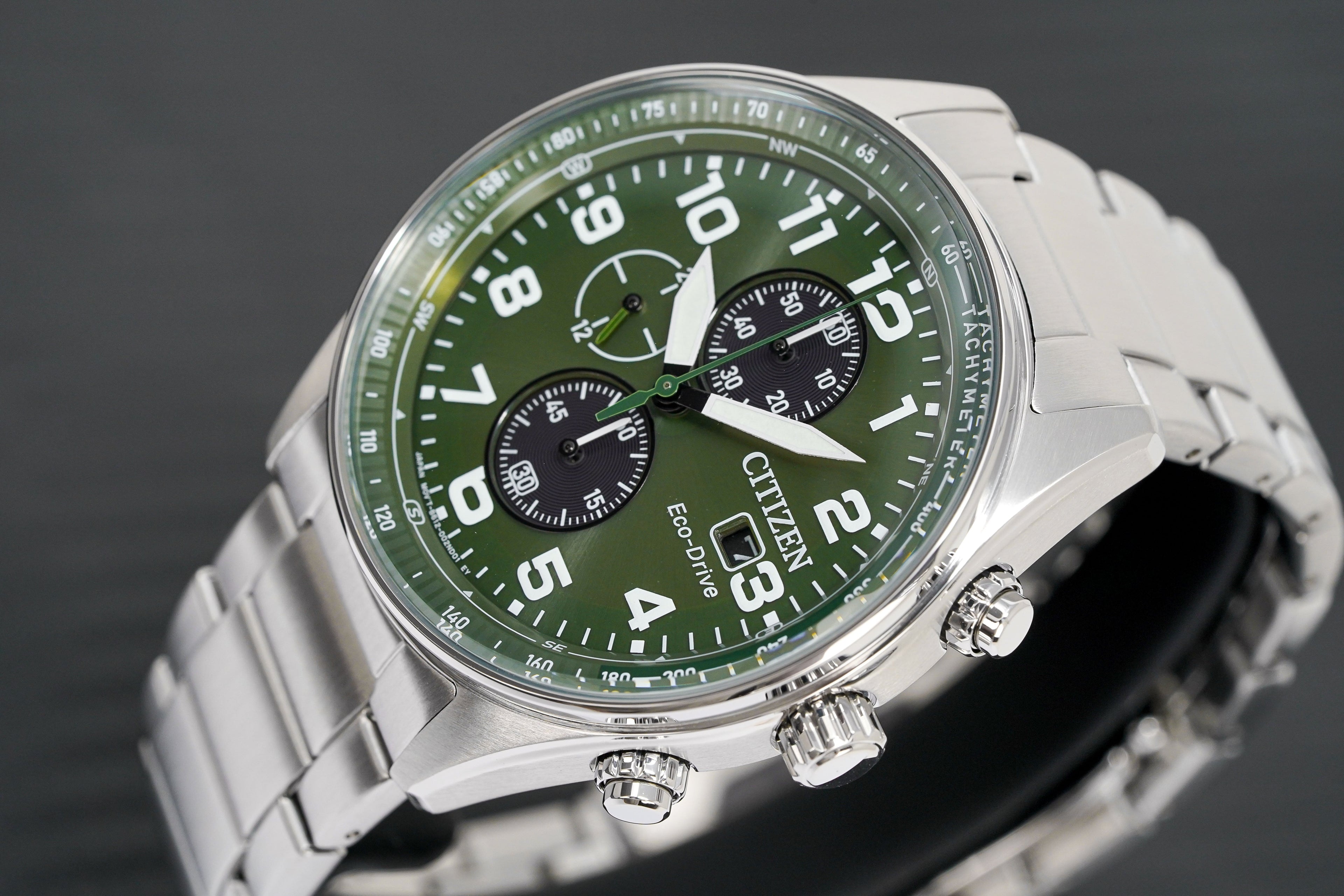 Citizen Men's Watch Eco-Drive Urban Chrono Green