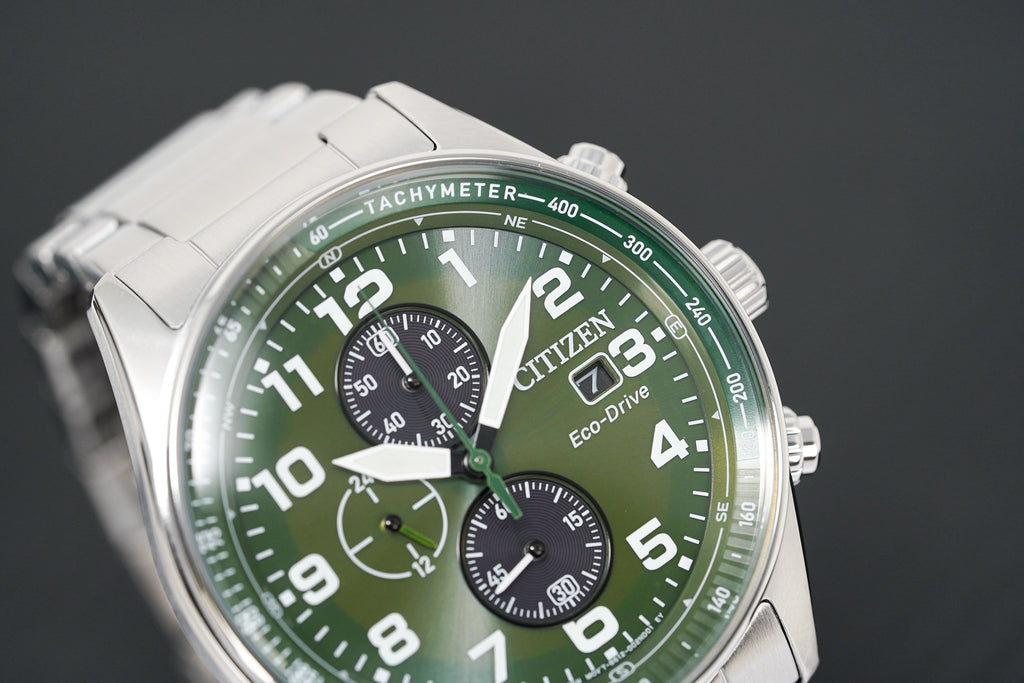 Citizen Men's Watch Eco-Drive Urban Chrono Green