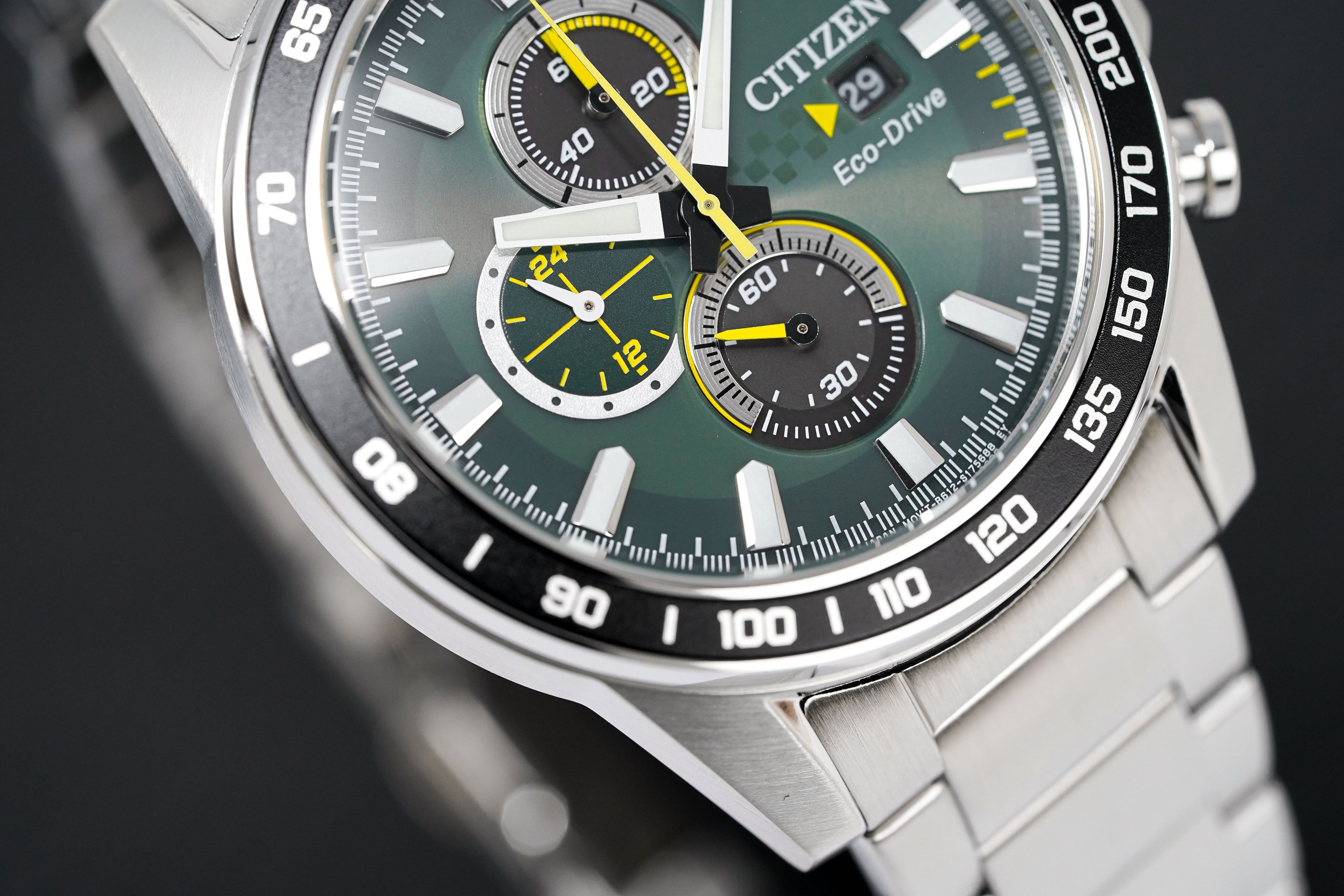 Citizen Men's Watch Eco-Drive Chrono Racing Green
