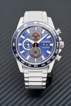 Citizen Men's Watch Eco-Drive Chrono Racing Blue