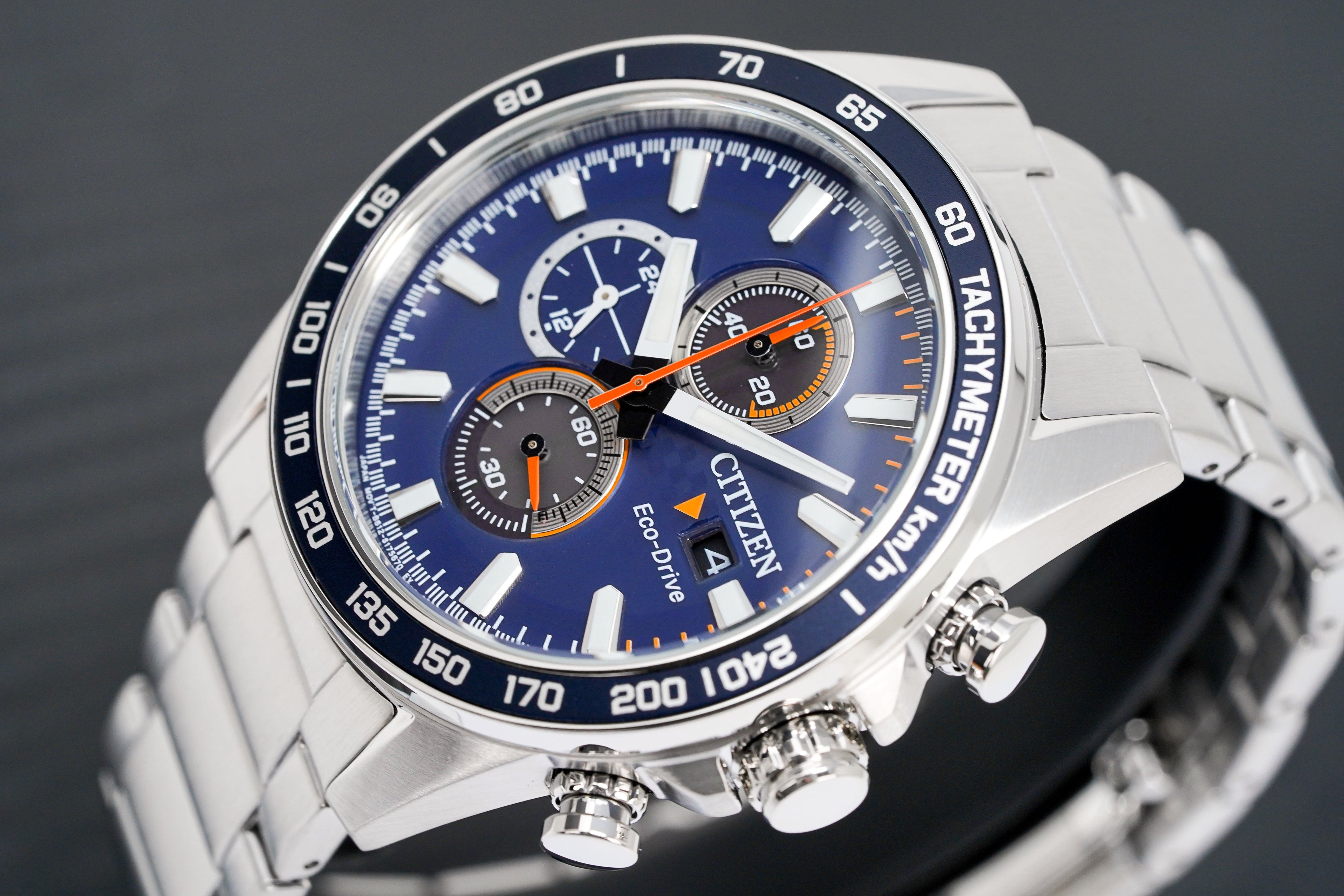 Citizen Men's Watch Eco-Drive Chrono Racing Blue