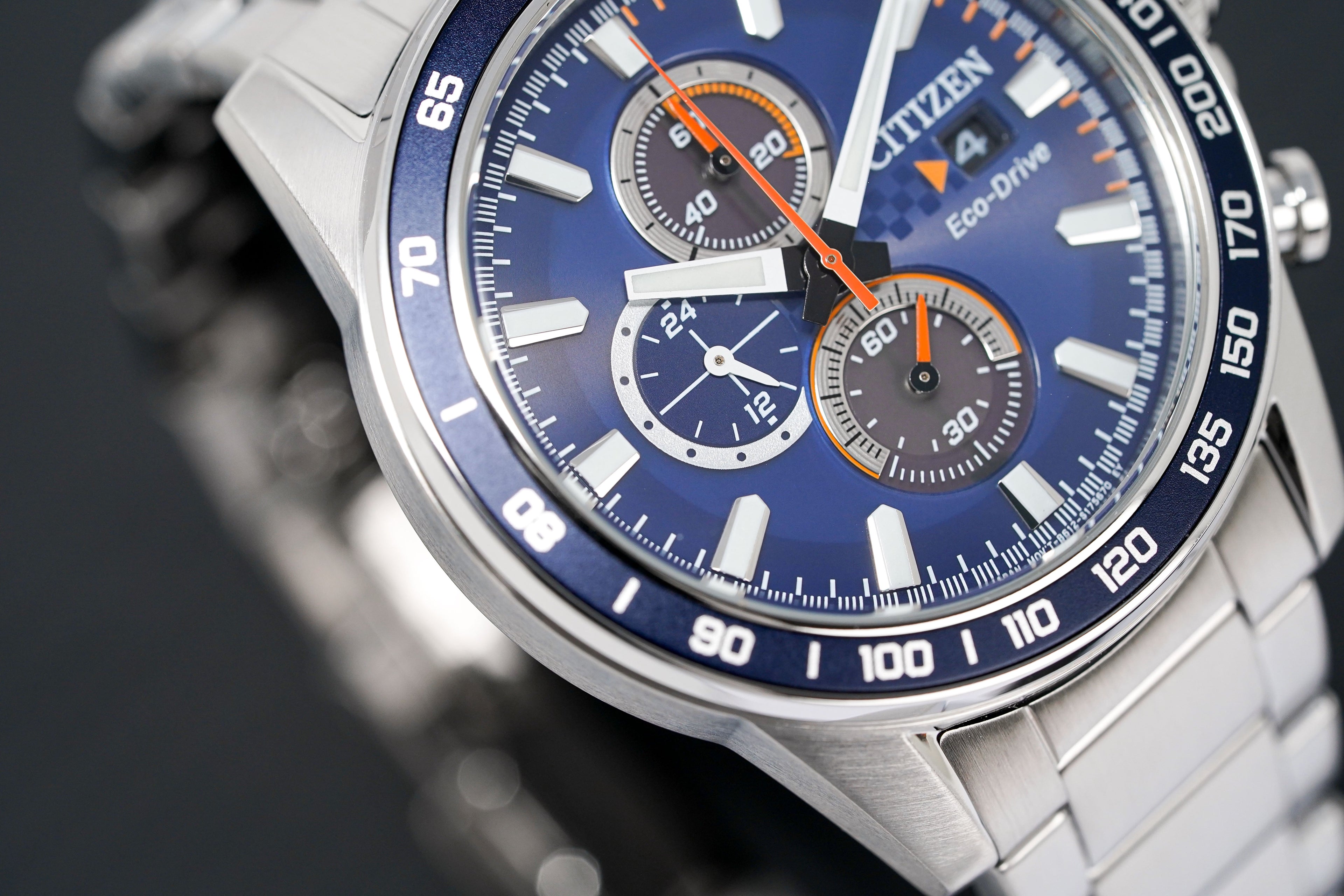 Citizen Men's Watch Eco-Drive Chrono Racing Blue