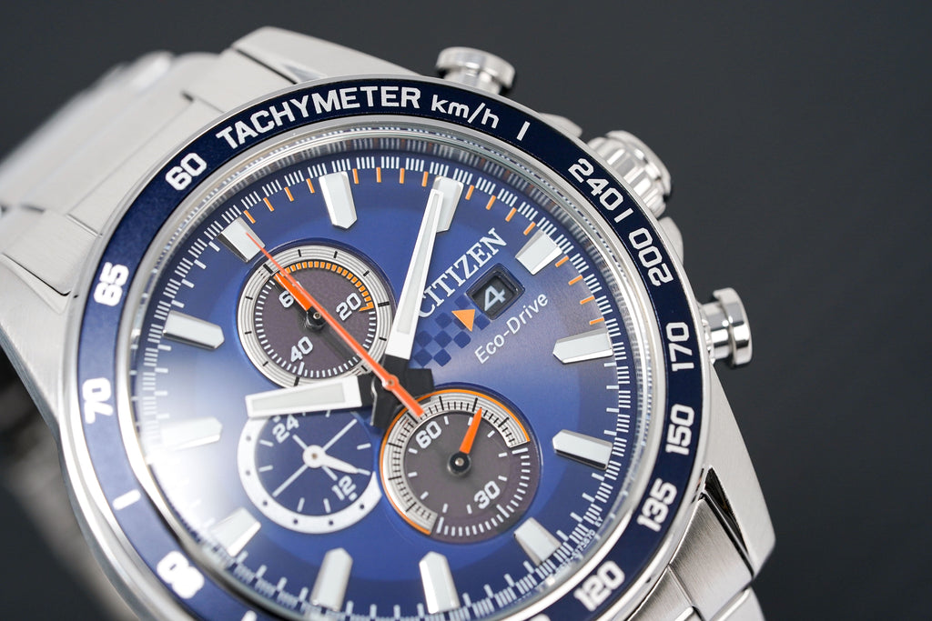 Citizen Men's Watch Eco-Drive Chrono Racing Blue