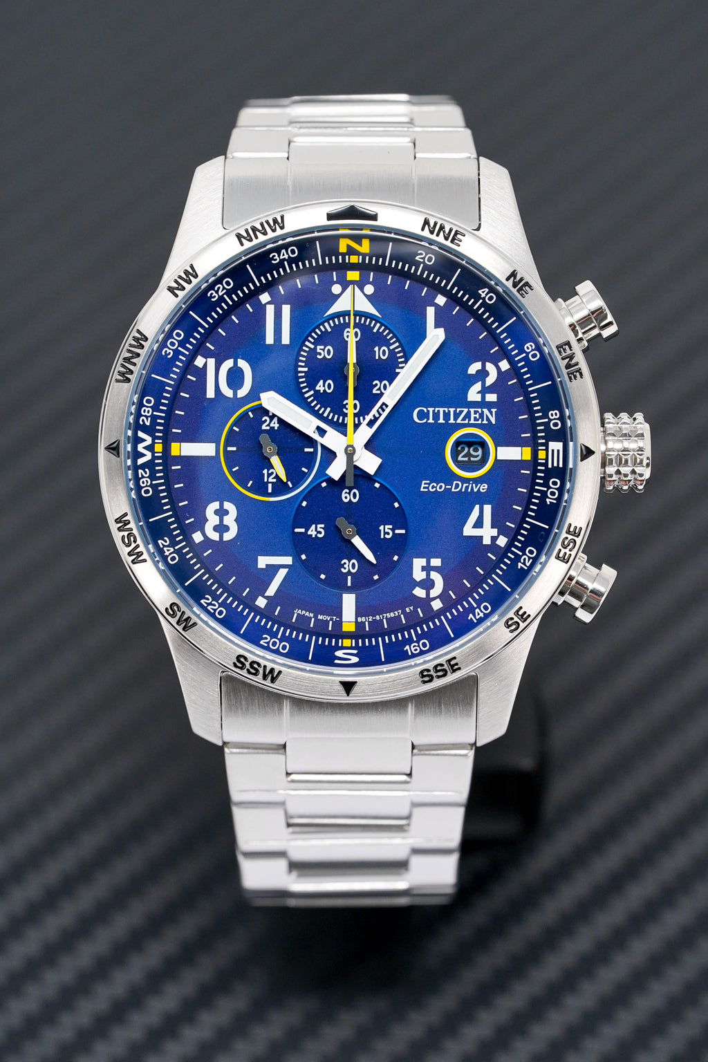Citizen Men's Watch Eco-Drive Chrono Aviator Blue