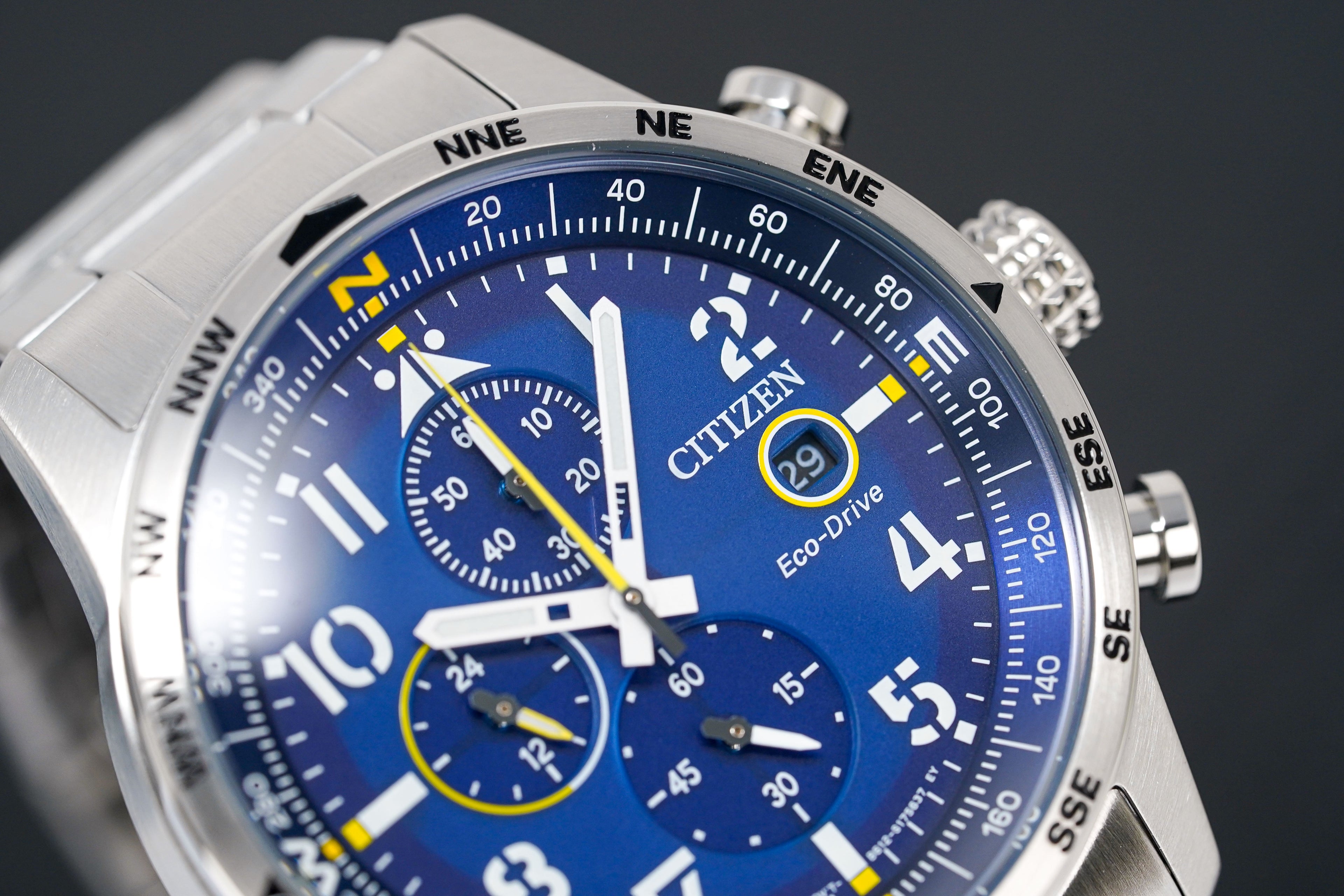 Citizen Men's Watch Eco-Drive Chrono Aviator Blue