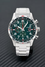 Citizen Men's Watch Eco-Drive Chrono Aviator Green