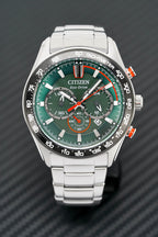Citizen Men's Watch Eco-Drive Chrono Sport Green