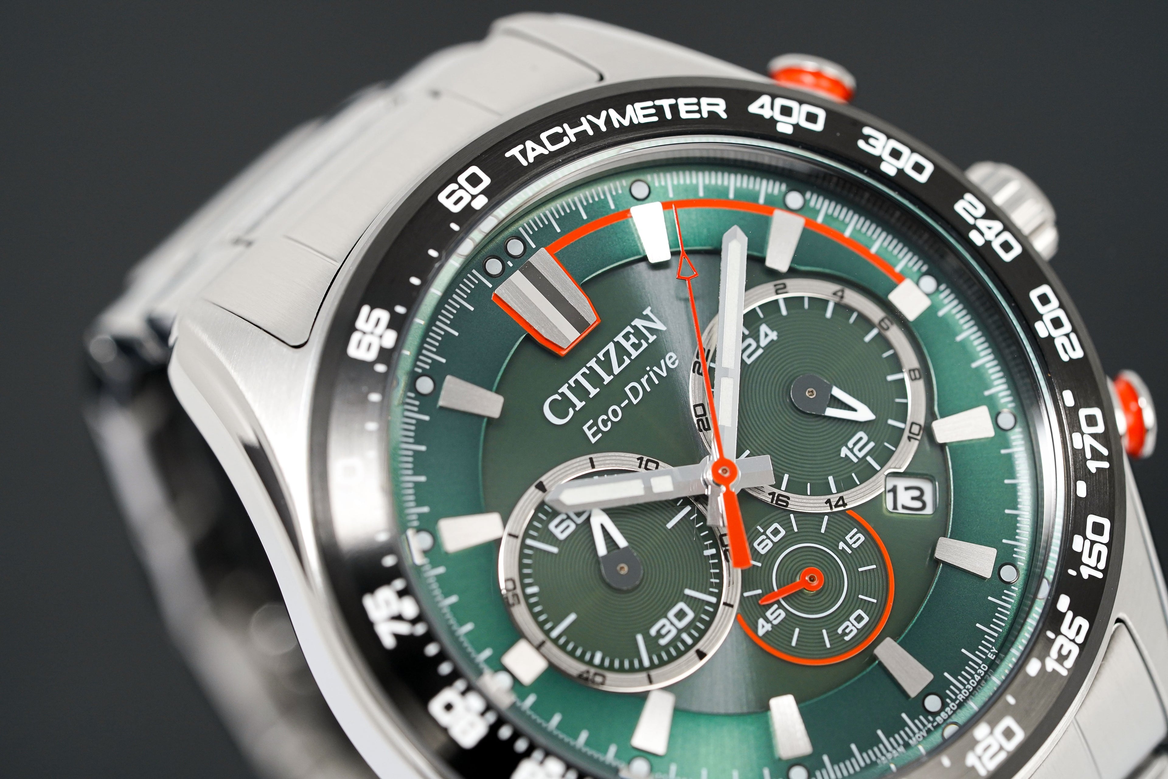 Citizen Men's Watch Eco-Drive Chrono Sport Green