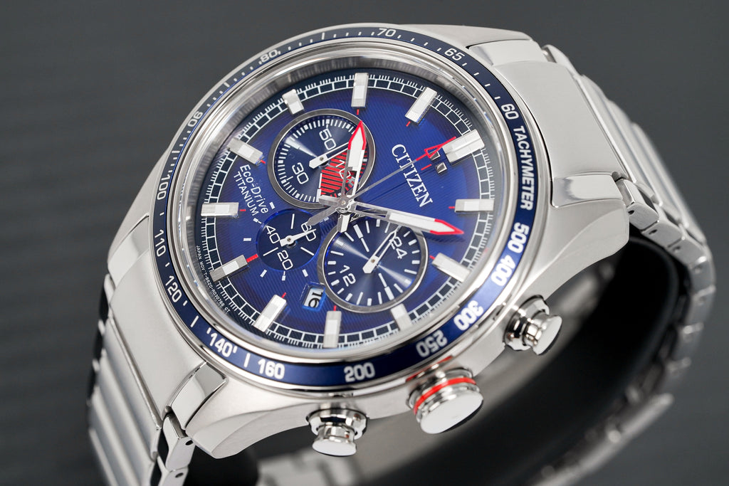 Citizen Men's Watch Eco-Drive Super Titanium™ Chrono Blue