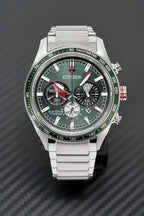Citizen Men's Watch Eco-Drive Super Titanium™ Chrono Green
