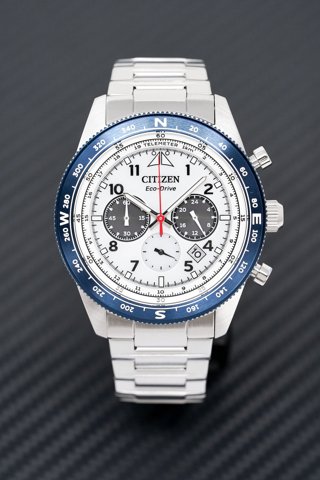 Citizen Men's Watch Eco-Drive Future Force Chrono White