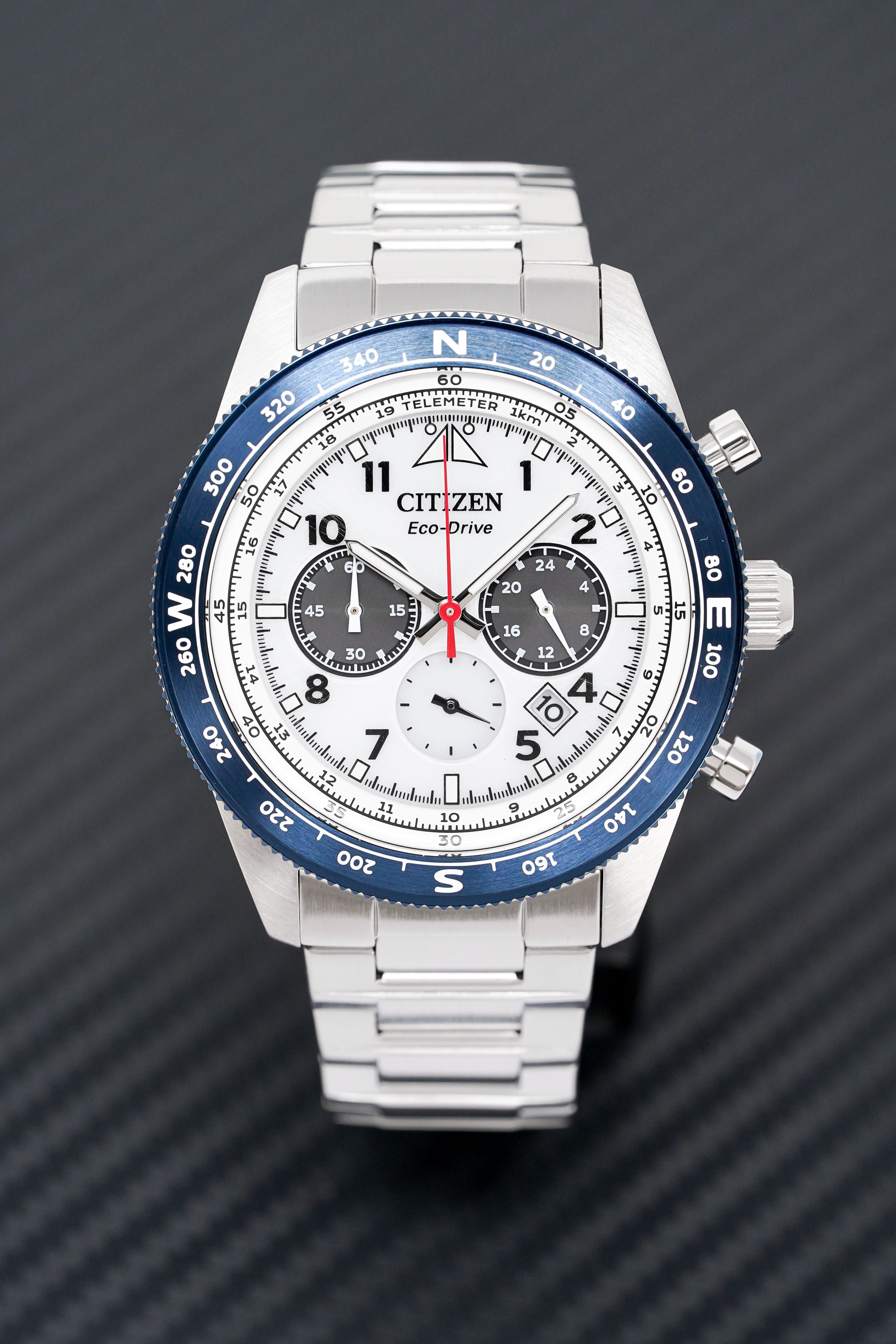 Citizen Men's Watch Eco-Drive Future Force Chrono White