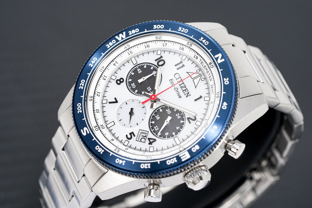 Citizen Men's Watch Eco-Drive Future Force Chrono White