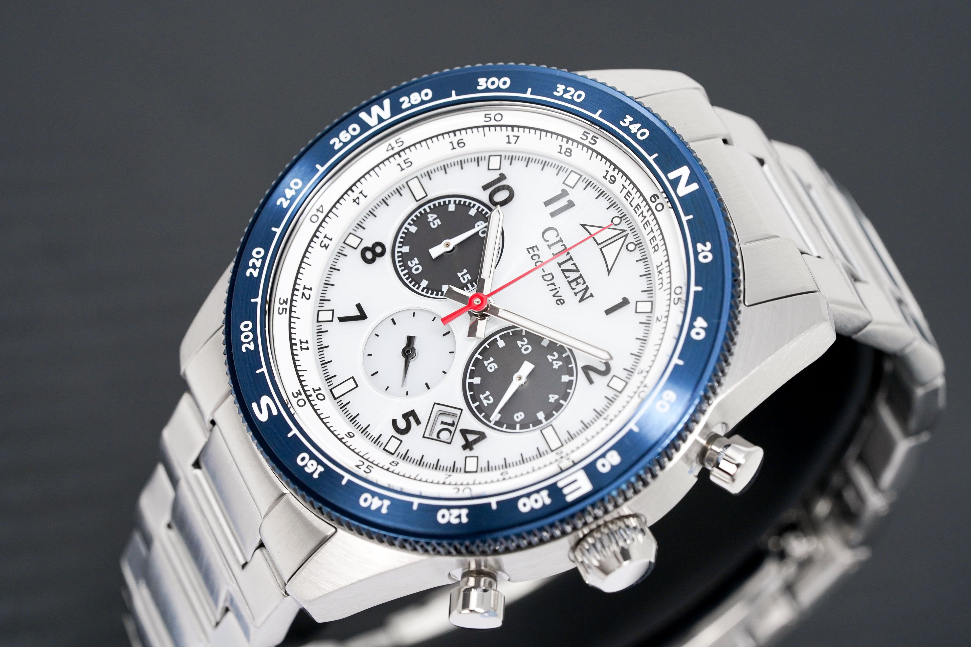 Citizen Men's Watch Eco-Drive Future Force Chrono White
