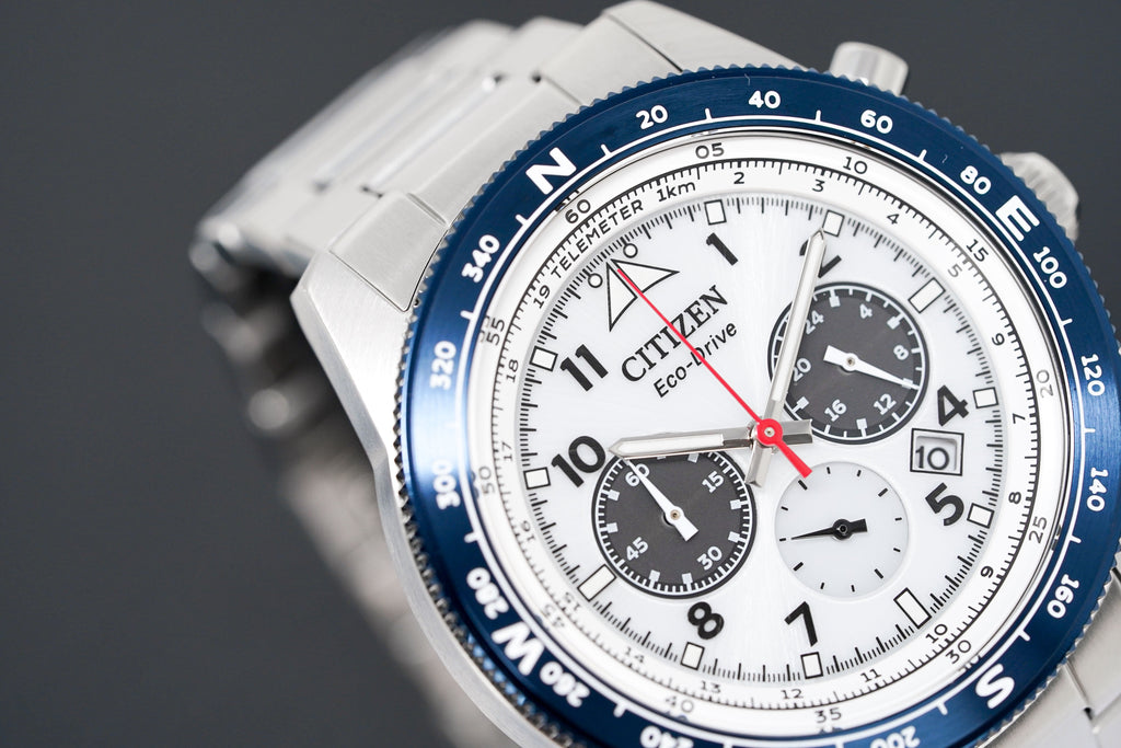 Citizen Men's Watch Eco-Drive Future Force Chrono White