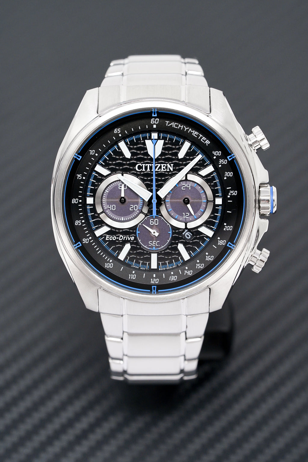 Citizen Men's Watch Eco-Drive Active Chrono Black Blue