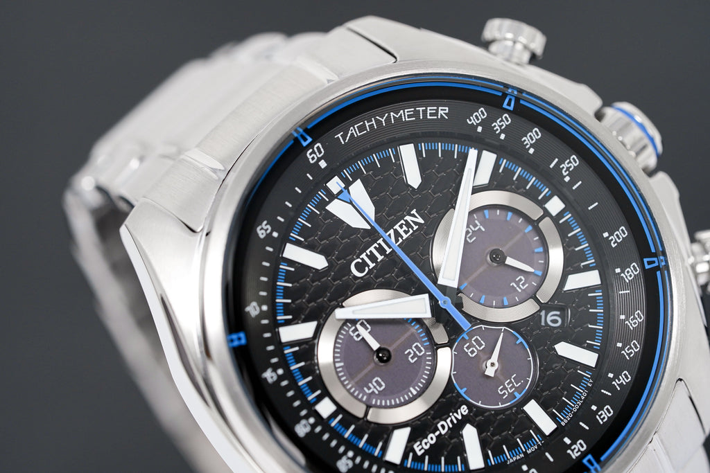 Citizen Men's Watch Eco-Drive Active Chrono Black Blue