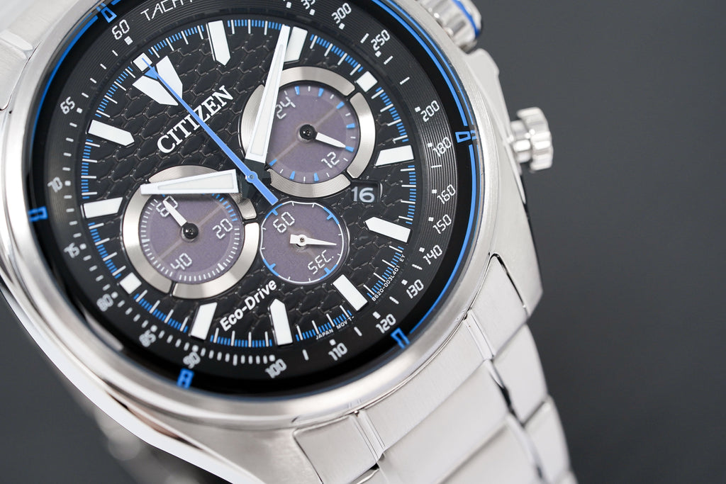 Citizen Men's Watch Eco-Drive Active Chrono Black Blue