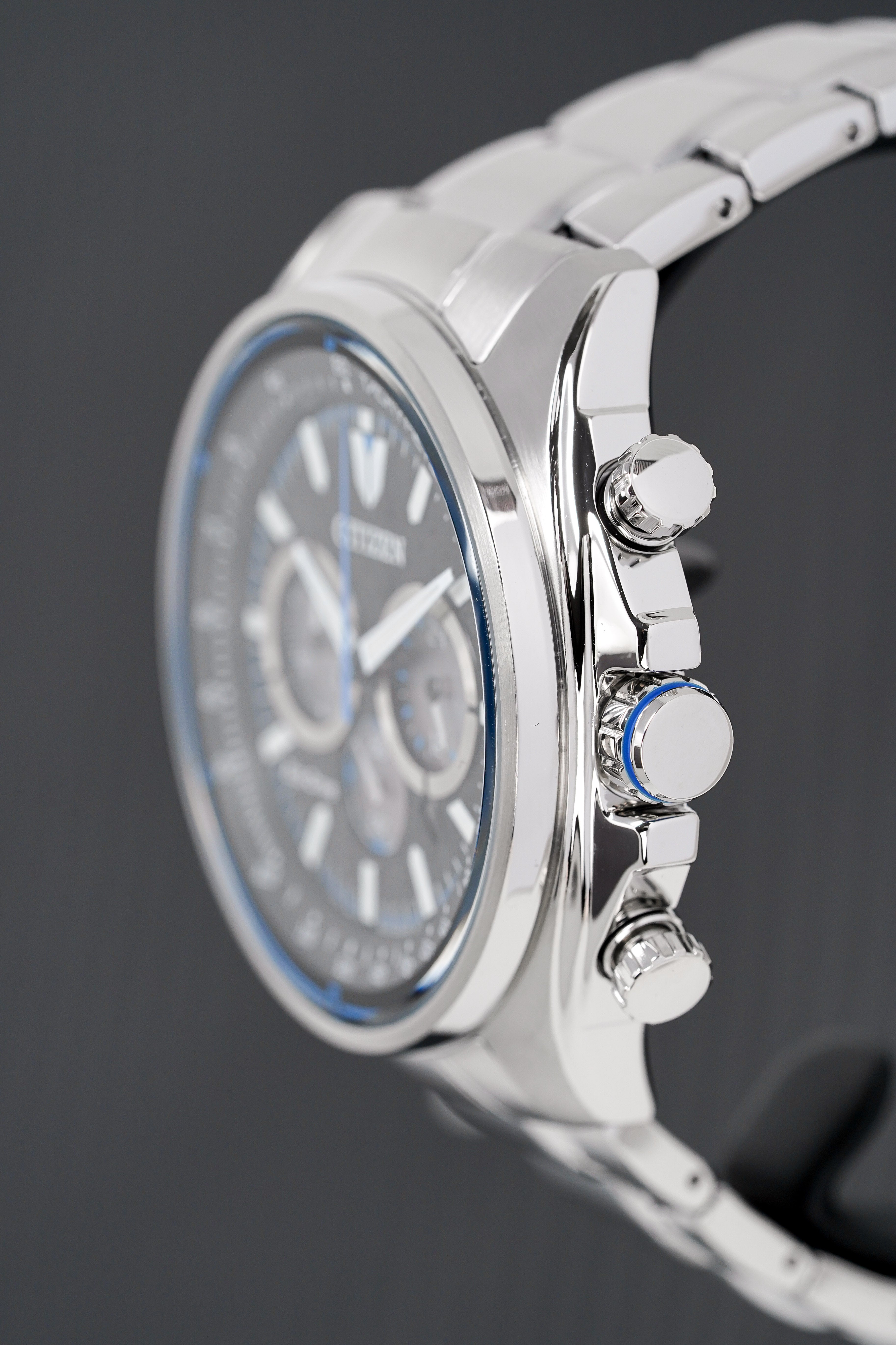 Citizen Men's Watch Eco-Drive Active Chrono Black Blue