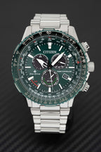 Citizen Men's Watch Eco-Drive Promaster Sky Radio Controlled Chrono Green
