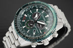 Citizen Men's Watch Eco-Drive Promaster Sky Radio Controlled Chrono Green