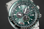 Citizen Men's Watch Eco-Drive Promaster Sky Radio Controlled Chrono Green
