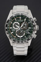 Citizen Eco-Drive Radio Controlled Green Men's Watch