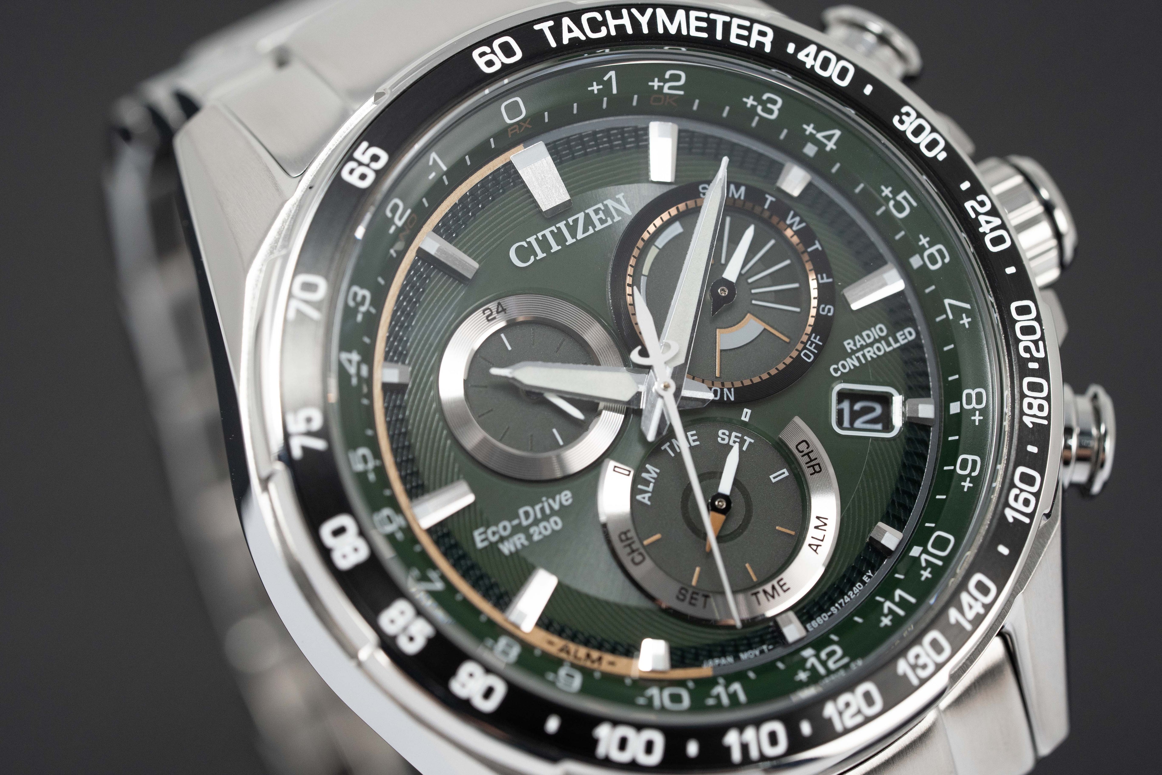 Citizen Eco-Drive Radio Controlled Green Men's Watch