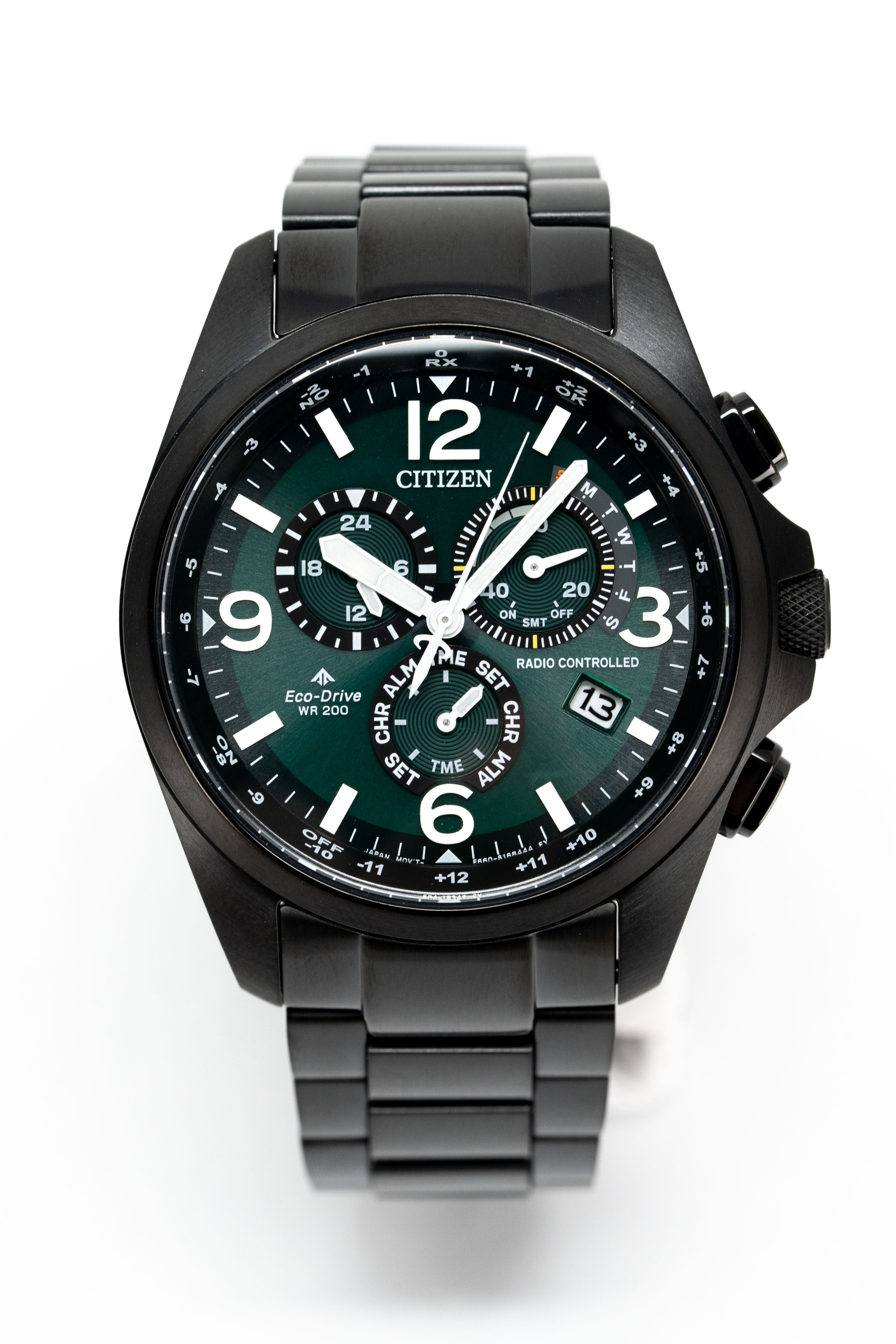 Citizen Eco-Drive Radio Controlled Green Men's Watch