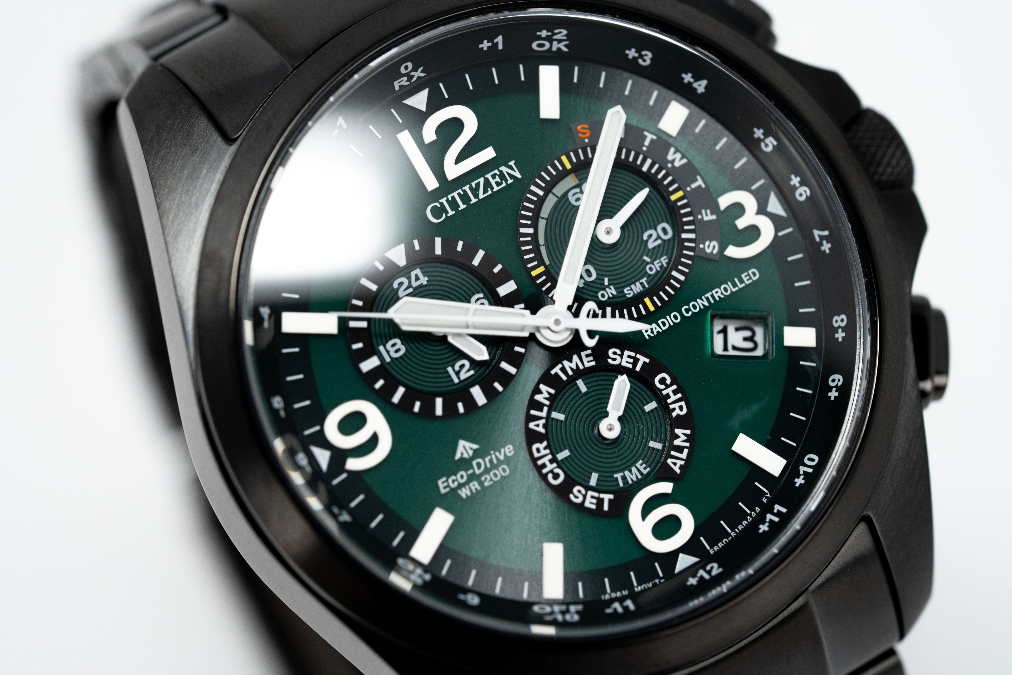 Citizen Eco-Drive Radio Controlled Green Men's Watch