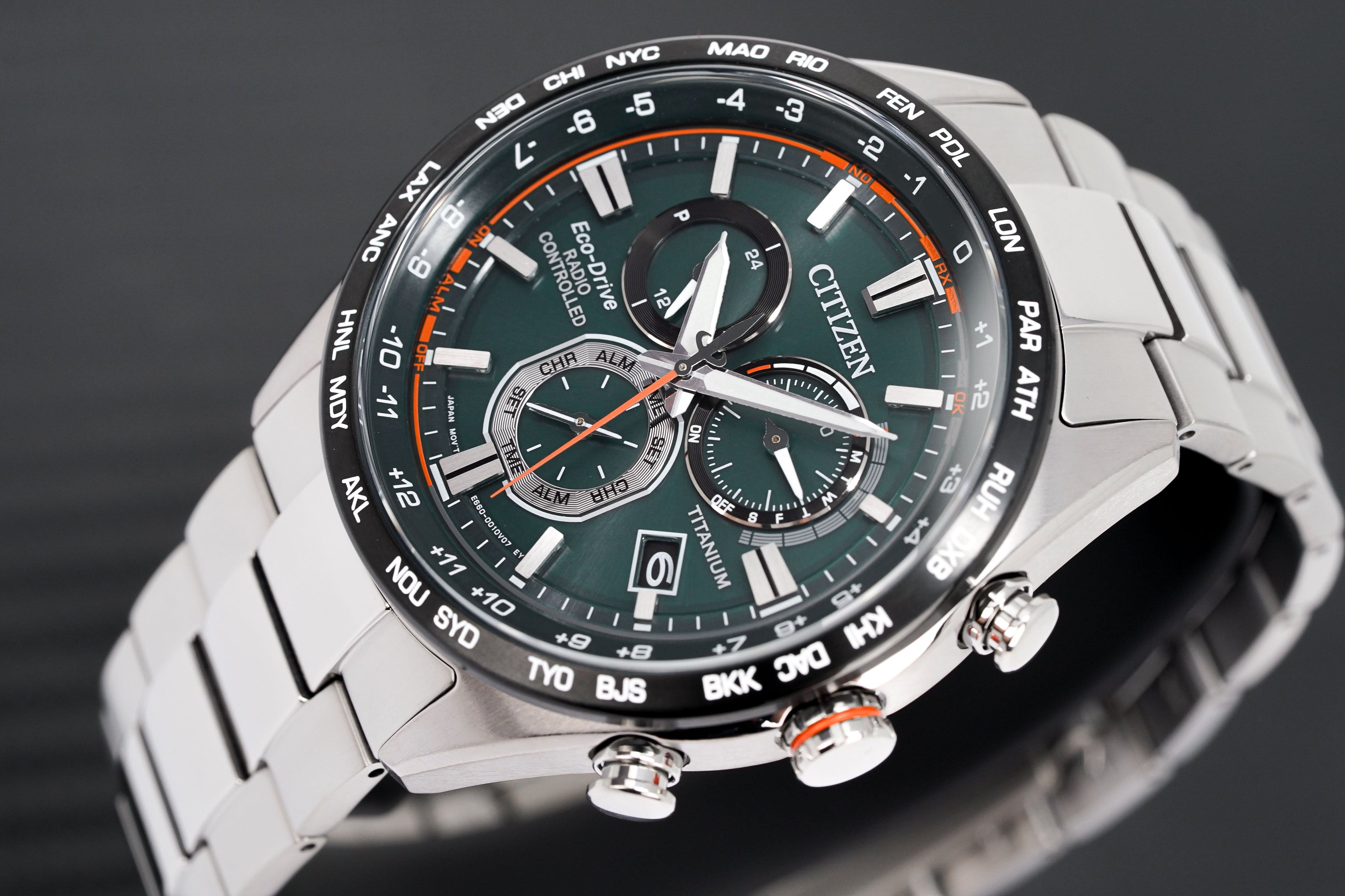 Citizen Eco-Drive Radio Controlled Green Men's Watch