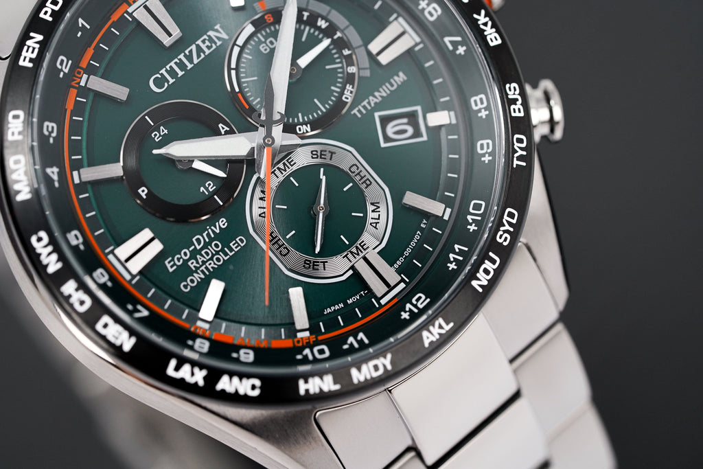 Citizen Eco-Drive Radio Controlled Green Men's Watch
