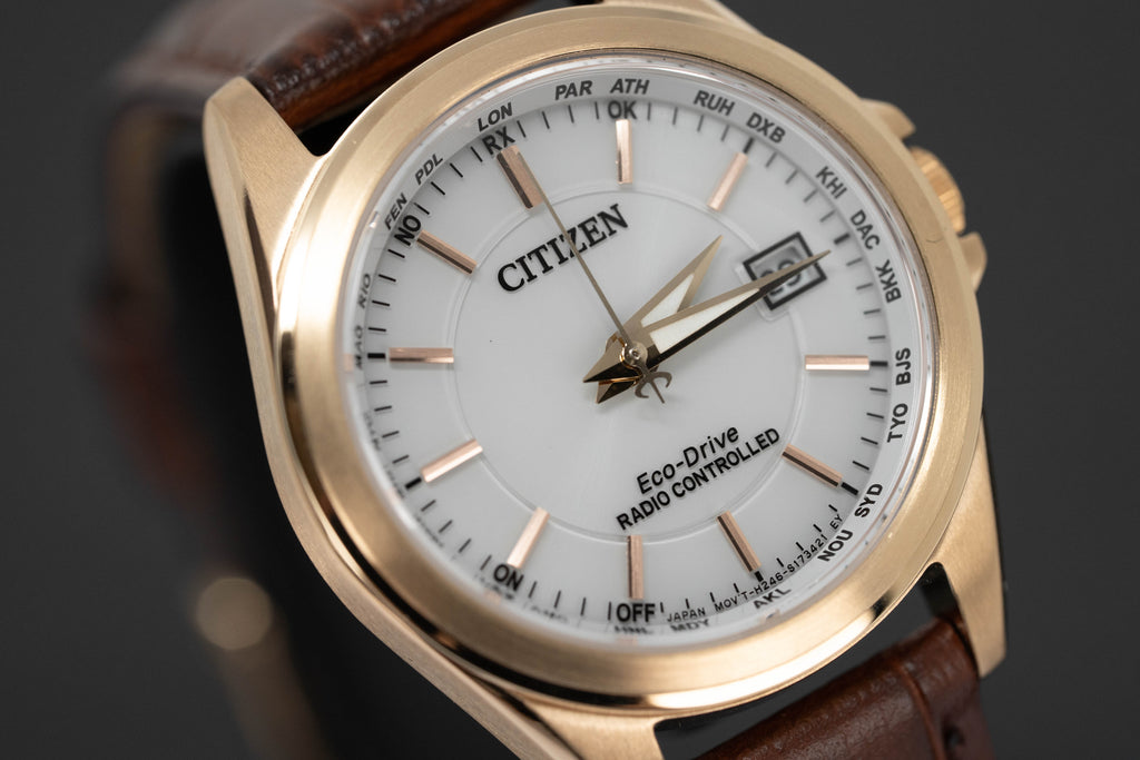 Citizen Women's Watch Eco-Drive Radio Controlled Gold PVD
