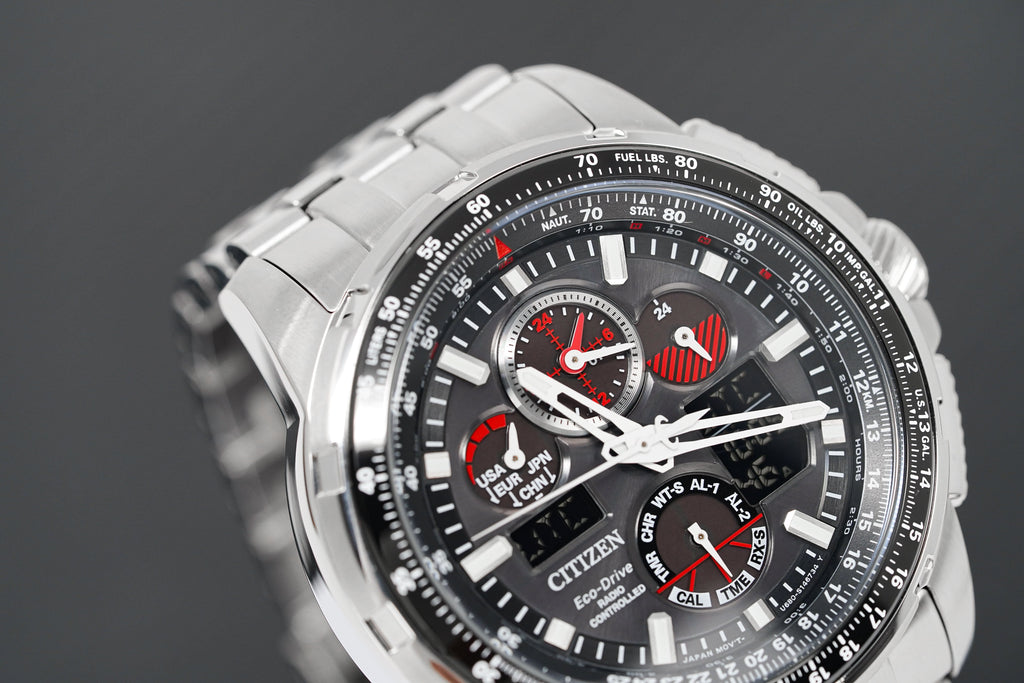 Citizen Men's Watch Skyhawk A-T Chronograph Radio Controlled Eco-Drive