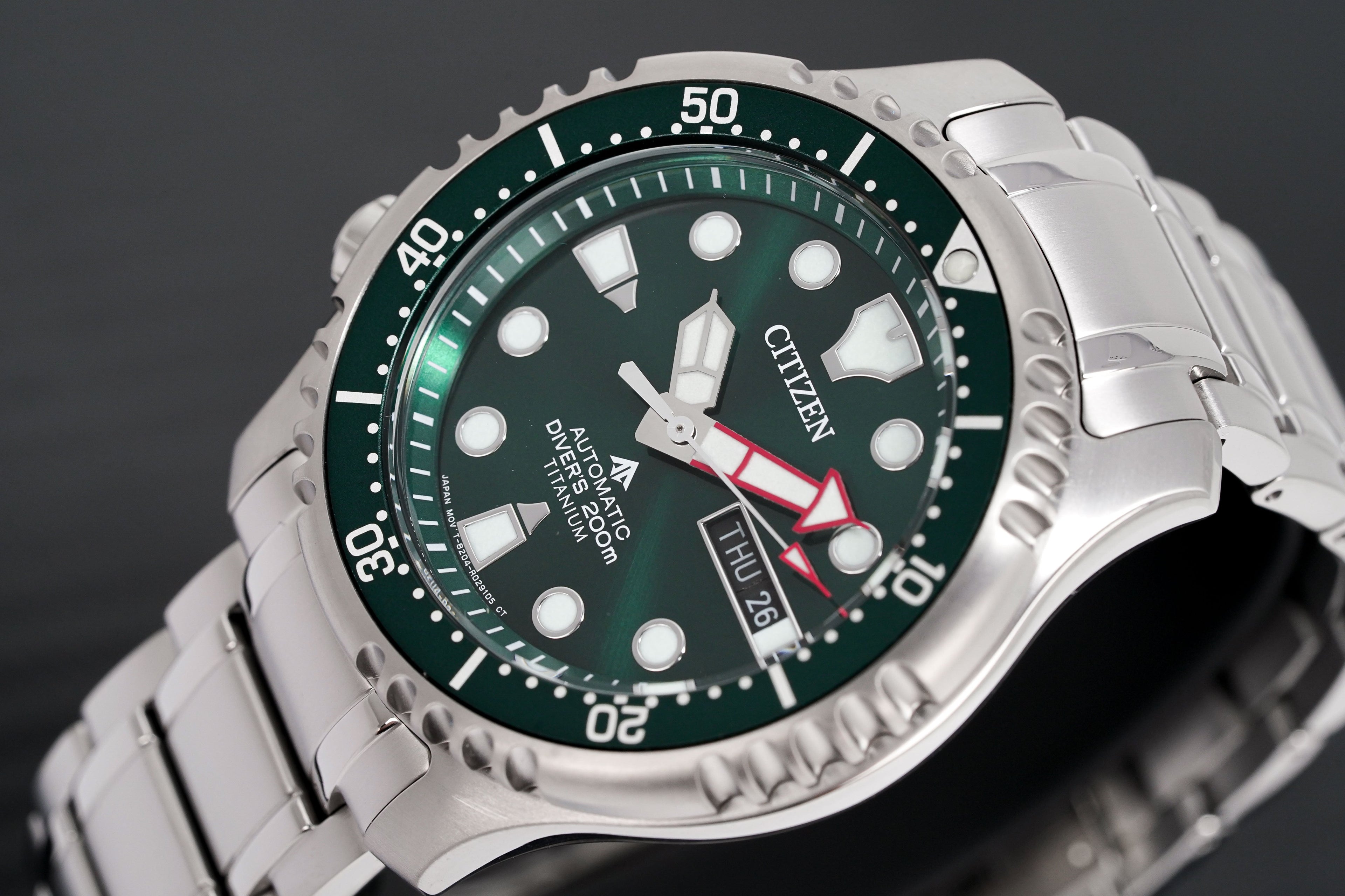 Citizen Promaster Automatic Titanium Green Men's Watch