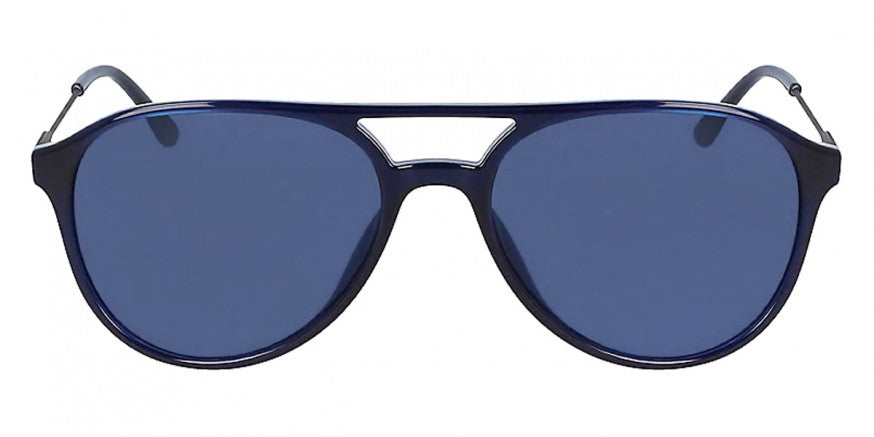 Calvin Klein Men's Pilot Sunglasses Navy Blue