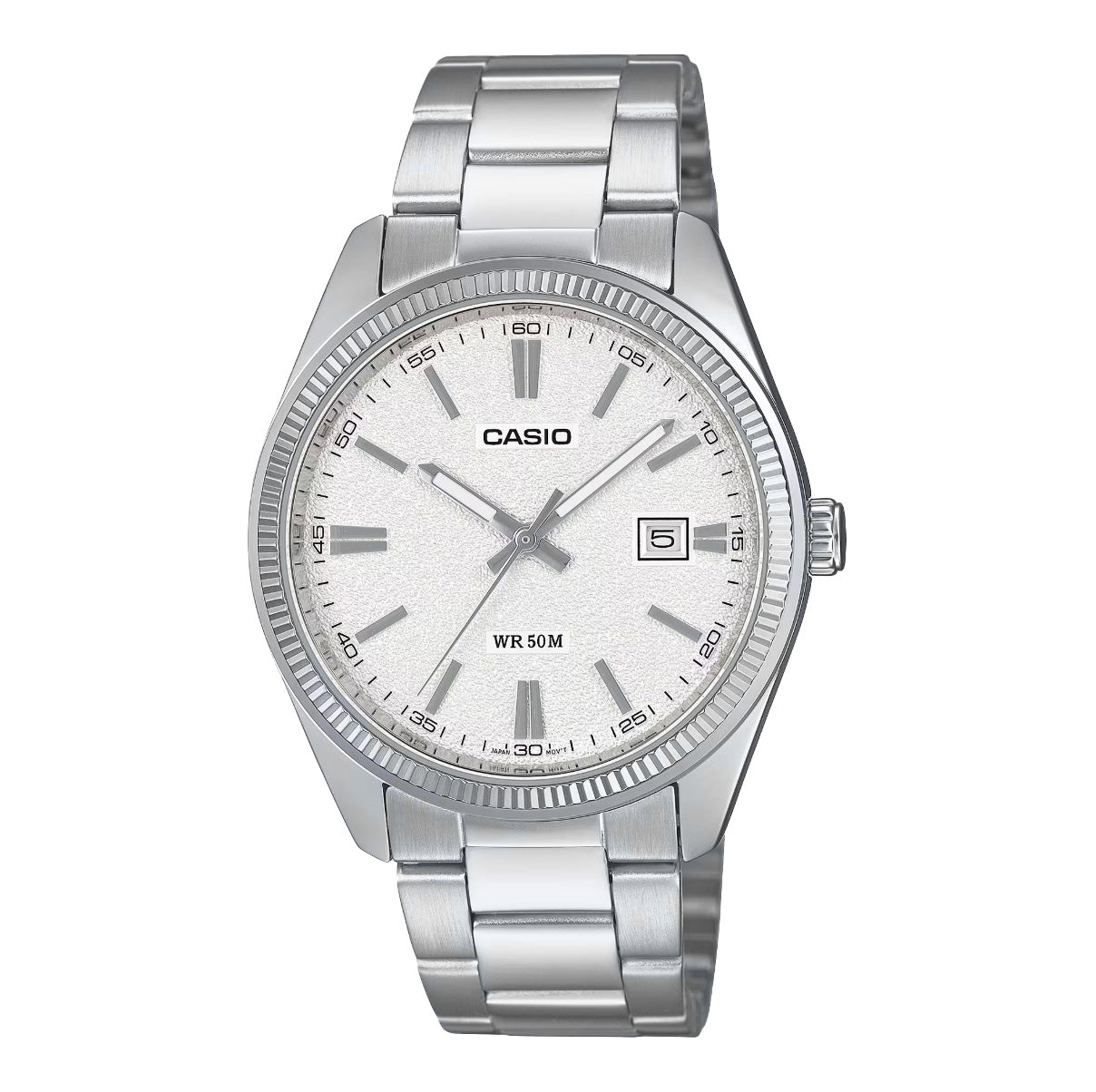 Casio Standard Date Unisex Matte White Watch