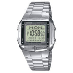 Casio Men's Watch Vintage Data Bank Digital Steel