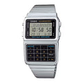 Casio Vintage Databank Unisex Silver Digital Watch