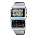 Casio Vintage Databank Unisex Silver Digital Watch