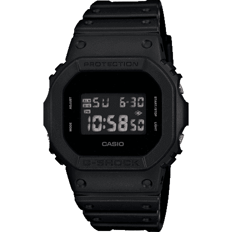 Casio G-Shock Watch Men's Black on Black