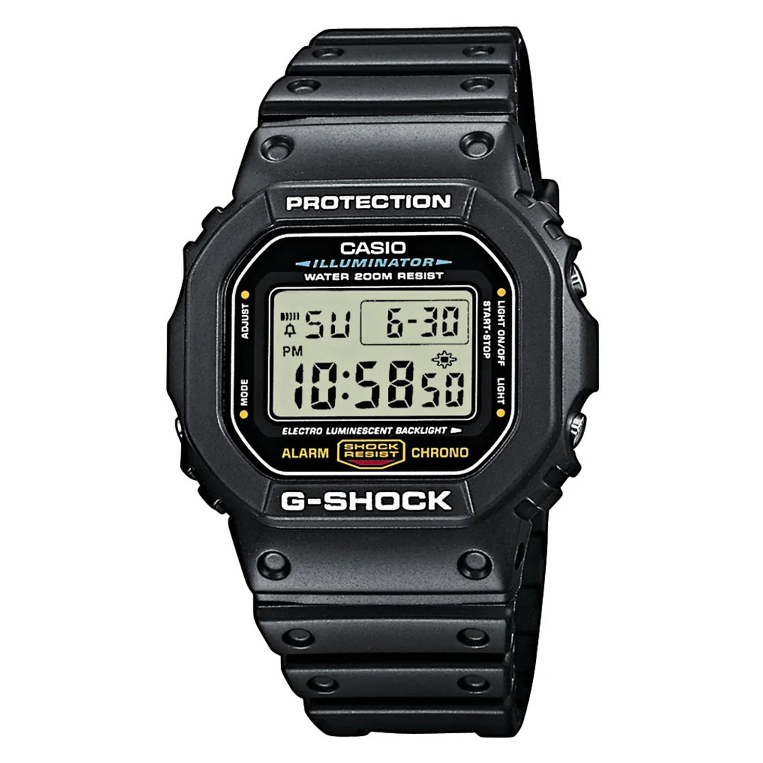 Casio G-Shock Watch Men's Classic Square Black