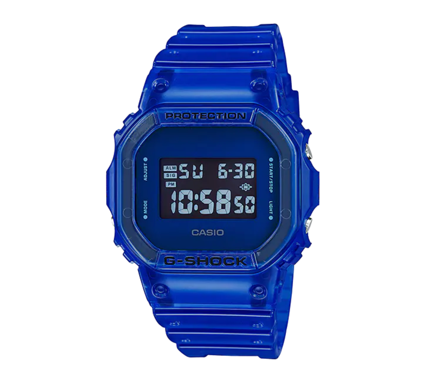 Casio G-Shock Watch Translucent Blue
