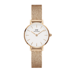 Daniel Wellington Petite Pressed Melrose Ladies Rose Gold Watch