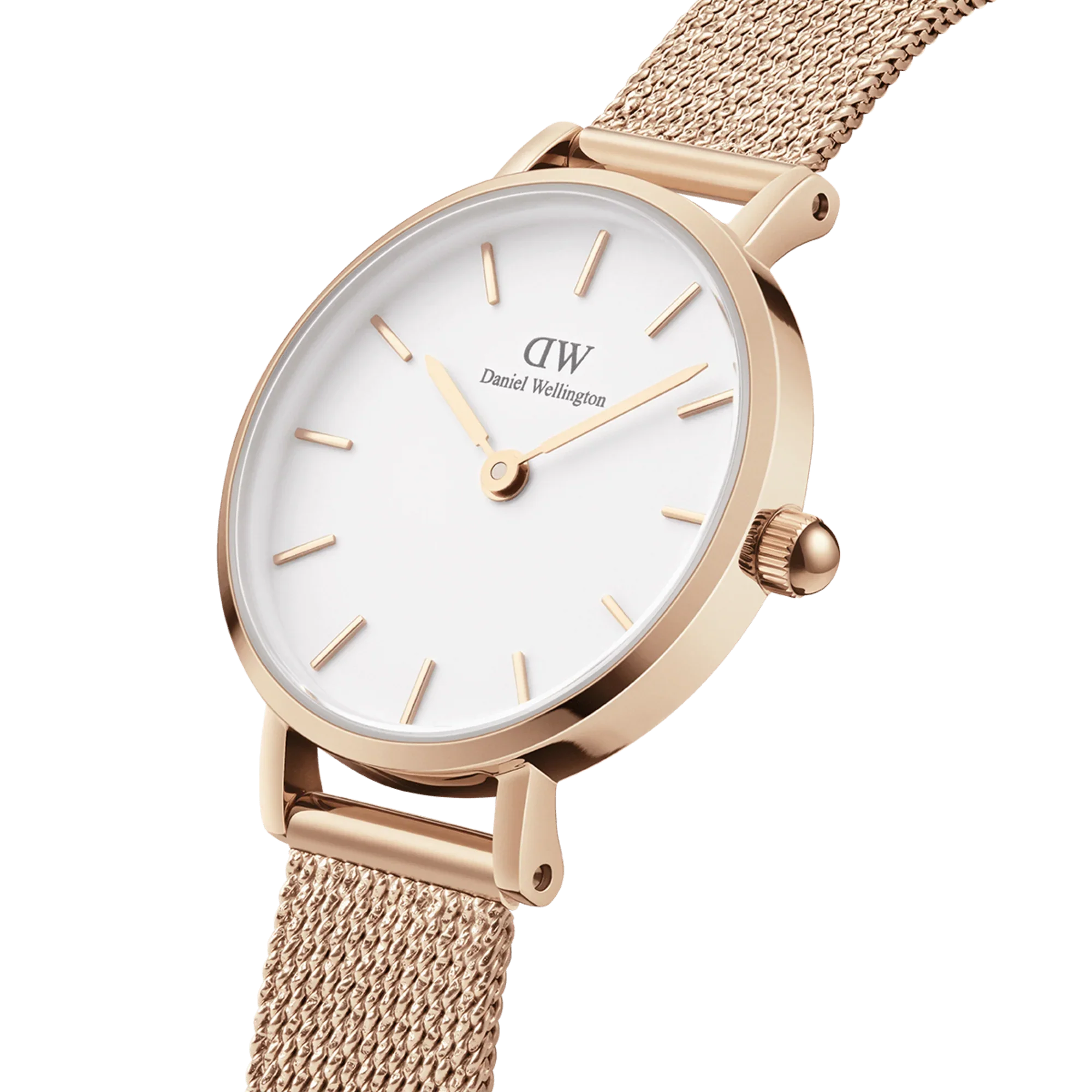 Daniel Wellington Petite Pressed Melrose Ladies Rose Gold Watch
