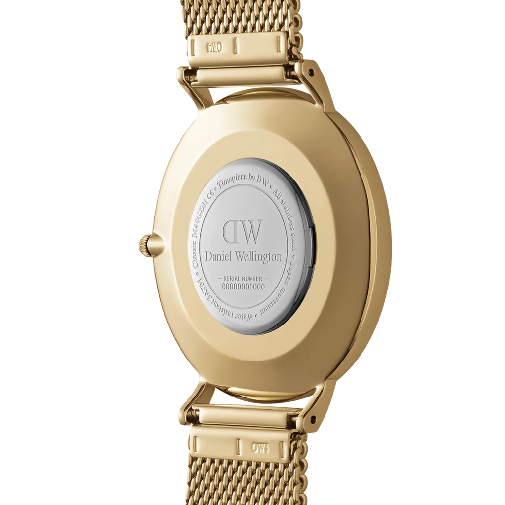 Daniel Wellington Classic Mesh Men's Gold Black Watch